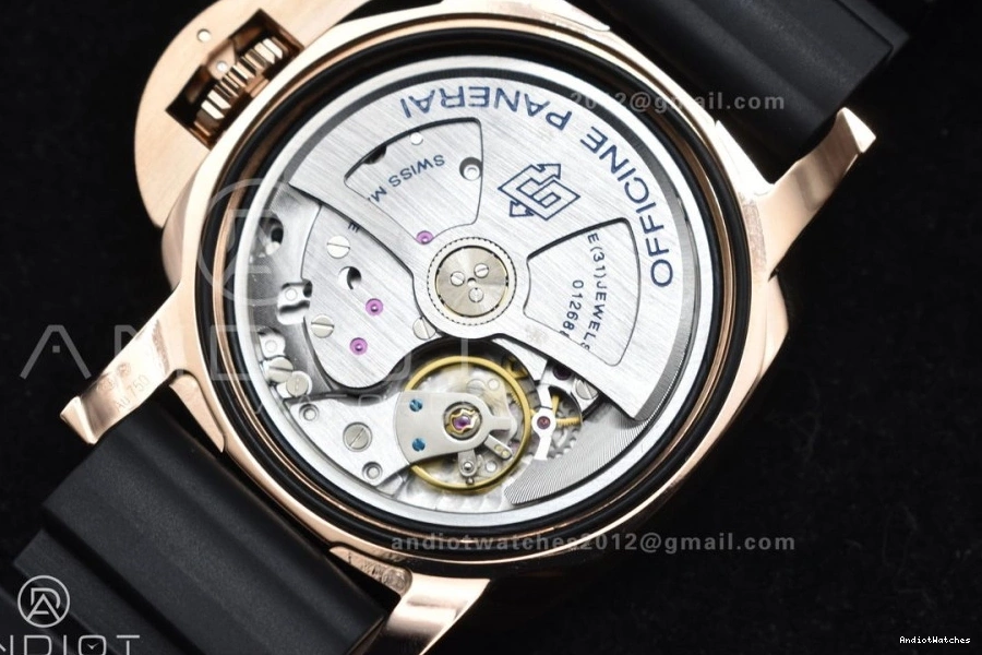 WrinkleFree 992 Best 42mm Dial P PAM2164 Rubber Black VSF Strap on Edition Submersible Black 0422